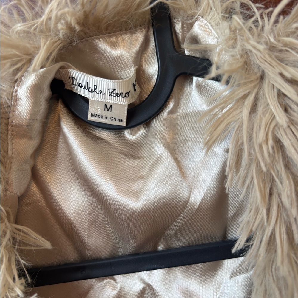 Double Zero Women's Teddy Jacket - Cream - Picture 2 of 6